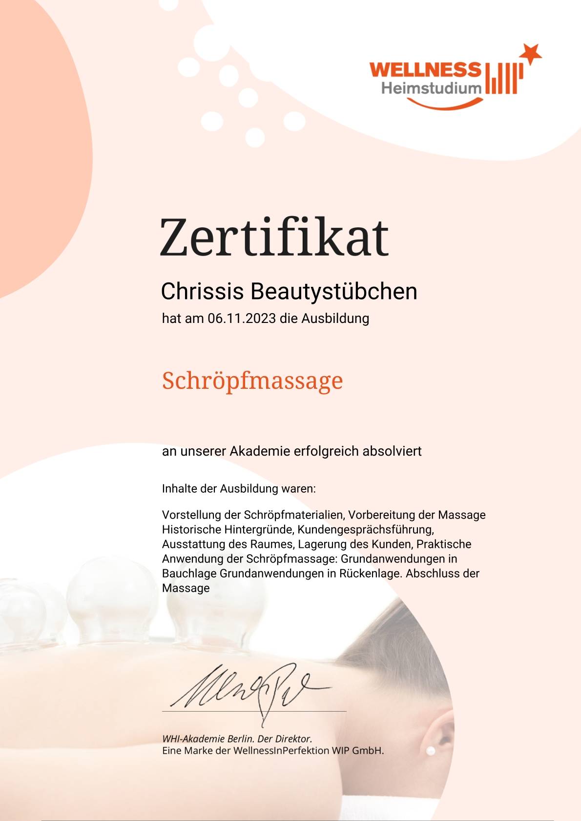 Schröpfmassage